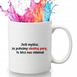 Style Couture Fehér Bögre Páromnak, Ha Azt Gondolod, Tökéletes Pár Vagyunk. . Ajándék