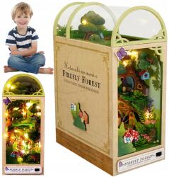  Book Nook Szett Felnőtteknek Diy Házikó Összecsukható Könyv Dekoráció (231012SU02-3Q)