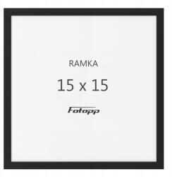 Fotopp Négyzet alakú képkeret Fekete 15x15 négyzet (Rama na zdjęcia CZARNA 15-15 kwadrat)