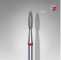  Staleks csiszolófej gyémánt - piros láng - 8mm x 2, 1mm