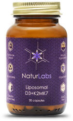NaturLabs - Vitamina lipozomală D3 + K2, 30 capsule