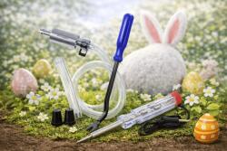  Húsvéti Szerszám Csomag - Kuplung légtelenítő, Patent kiszedő, Próbalámpa
