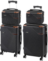 Leziter TraveLux Urban XXII gurulós bőrönd szett (hlLTRUBS-XXII-BL)