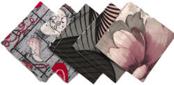  Textil szalvéta csomag - 5db-os / női színek válogatás
