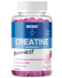 Weider Mikronizált Kreatin gumicukor - Bubblegum íz - 66 db