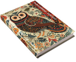 Realsystem Tanítói zsebkönyv A5, műbőr 145mmx205mm, fehér lapokkal bagoly 2026/2027 Realsystem (5317-67) - iroda-ellatas