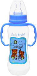 Baby Bruin fogantyús cumisüveg karcsúsított 240 ml kék (55042883kek-regi)
