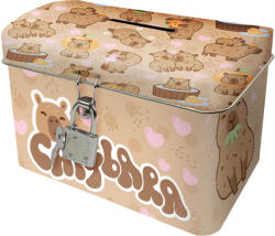 DERFORM Kapibara persely, szögletes, KB10, barna (DFM-SKAKB10) - officetrade