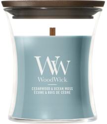 WoodWick Cedarwood & Ocean Moss Kis Gyertya - yankeegyertya