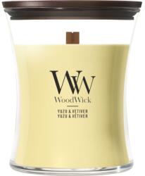 WoodWick Yuzu & Vetiver Közepes Gyertya - yankeegyertya