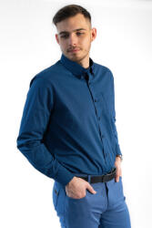 Thomas Jeans kék mintás férfi ing egyenes