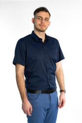 Thomas Jeans sötétkék slim fit rövid ujjú ing
