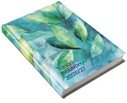 Realsystem Tanári határidőnapló A5, műbőr 150mmx210mm, fehér lapokkal levelek 2026/2027 Realsystem - vegyesbolt