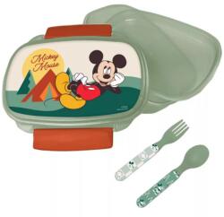 Disney Mickey Nature szendvicsdoboz + evőeszköz szett (MM3)