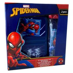 Marvel Pókember World of Web szendvicsdoboz + alumínium kulacs szett (SM12)