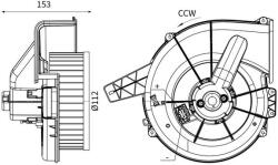 MAHLE Vnútorný ventilátor MAHLE AB 20 000S (AB 20 000S)