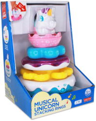 Little Learner Jucarie interactiva de stivuit, unicorn muzical pentru copii 12 luni+ (4278T)