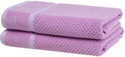 decoDoma Set de 2 prosoape de baie din frotir MODENA liliac 70 x 140 cm Prosop