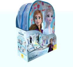 LISCIANI Kit de creatie Frozen cu ghiozdanel, markere si planse de colorat (L92925)