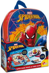 LISCIANI Set de jocuri cu ghiozdanel Spiderman pentru copii, 4 ani+ (L110520)