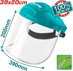 TOTAL Masca cu viziera de protectie TOTAL 39x20 cm, reglabila (TSP631)