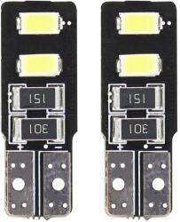 AMiO Bec LED T10 Canbus W5W 12V 2W, 4 SMD 5730, alb 5600K, AMIO, set 2 buc (AM01630)