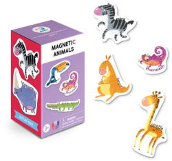 Dodo Set magnetic cu animale în limba engleza, 10 piese educative (DO200205)