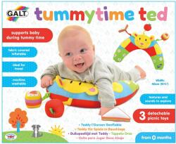 Galt Perna interactiva pentru tummy time Ursulet cu jucarii detasabile, 40 cm (1004993)