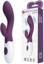  Вибратор за двойна стимулация, 20см. - Pretty Love Brighty Purple (DEBRA01682)
