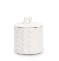Bizzotto Lumanare in borcan ceramica alba Twine 9.5x11 cm (0160234X)