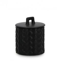 Bizzotto Lumanare in borcan ceramica neagra Twine 9.5x11 cm (0160236X)
