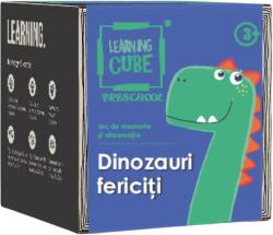 K-TOYZ Joc de atentie si memorie Learning Cube Dinozauri fericiti, 3+ (LC-036)