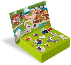 Dodo Joc magnetic educativ La ferma cu 44 piese si plansa magnetica (DO200206)