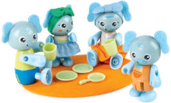 Hape Set figurine Familia de elefanti 10 piese, colectia Green Planet Explorers Hape (E3527A) Figurina