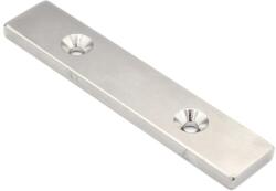 Magneo Smart Magnet neodim bloc 100 x 20 x 5 mm cu găuri îngropate D4, 5 / D9, 46