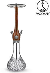 WOOKAH Narghilea WOOKAH din lemn, model Merbau, Vas Mill (wk9242)