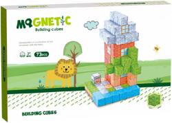 Bufnitel Cuburi magnetice cu tematica natura, 73 piese, 2.5 cm, pentru constructii creative (CH1279)