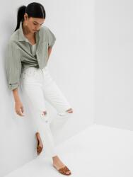 GAP Дънки High Rise Cheeky Straight GAP GAP | Byal | ЖЕНИ | XS