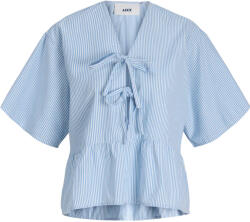 JJXX Top Jxcaro Poplin Ss Tie Blouse 12290660 16-4121 TCX blissful blue (12290660 16-4121 TCX blissful blue)