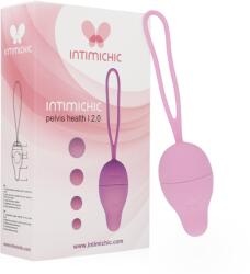 Intimichic Bila Kegel Intimichic Pelvis Health I-20, Reabilitare Pelviana si Tonifiere, Silicon Medical, Rezistenta la Apa, Roz (D-217131)