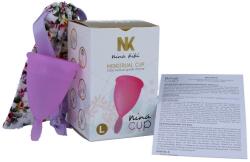 Nina Kikí Cupă menstruală Nina Kikí, silicon medical, reutilizabilă până la 12h, Mov (ATR-D-212754)