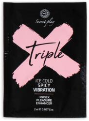 Secretplay Gel Triple X Secretplay, pentru intensificarea plăcerii și efect stimulant triplu, doză unică, 2 ml (D-227040)