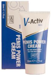 HOT Cremă Hot V-Activ Penis Power pentru bărbați, pentru susținerea vitalității și performanței masculine, 50 ml (D-245313)
