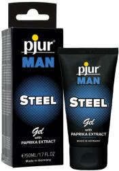 pjur Gel Pjur Man Steel pentru bărbați, pentru stimulare, susținerea performanței și senzații intense, 50 ml (EX12169)