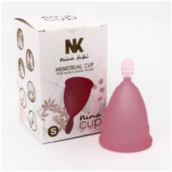 Nina Kikí Cupă menstruală Nina Kikí, silicon medical, reutilizabilă până la 12h, Roz (D-212757)
