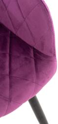 CLP Shila bársony étkezőszék, lila (317124)