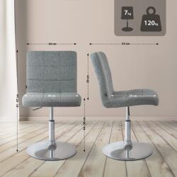 CLP Szék Ricky szövet, szürke (152603008)