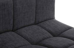 CLP 2 db bárszék szett Calma szövet, sötétszürke (323635)