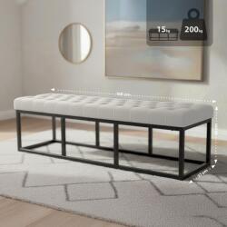 CLP Pad Polson bársony 150 cm, krém (318771)