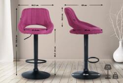 CLP Bárszék Milet szövet, lila (321282)